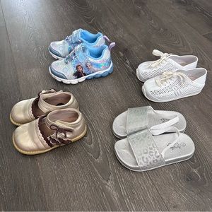 4 Pairs of Toddler Girls Shoes